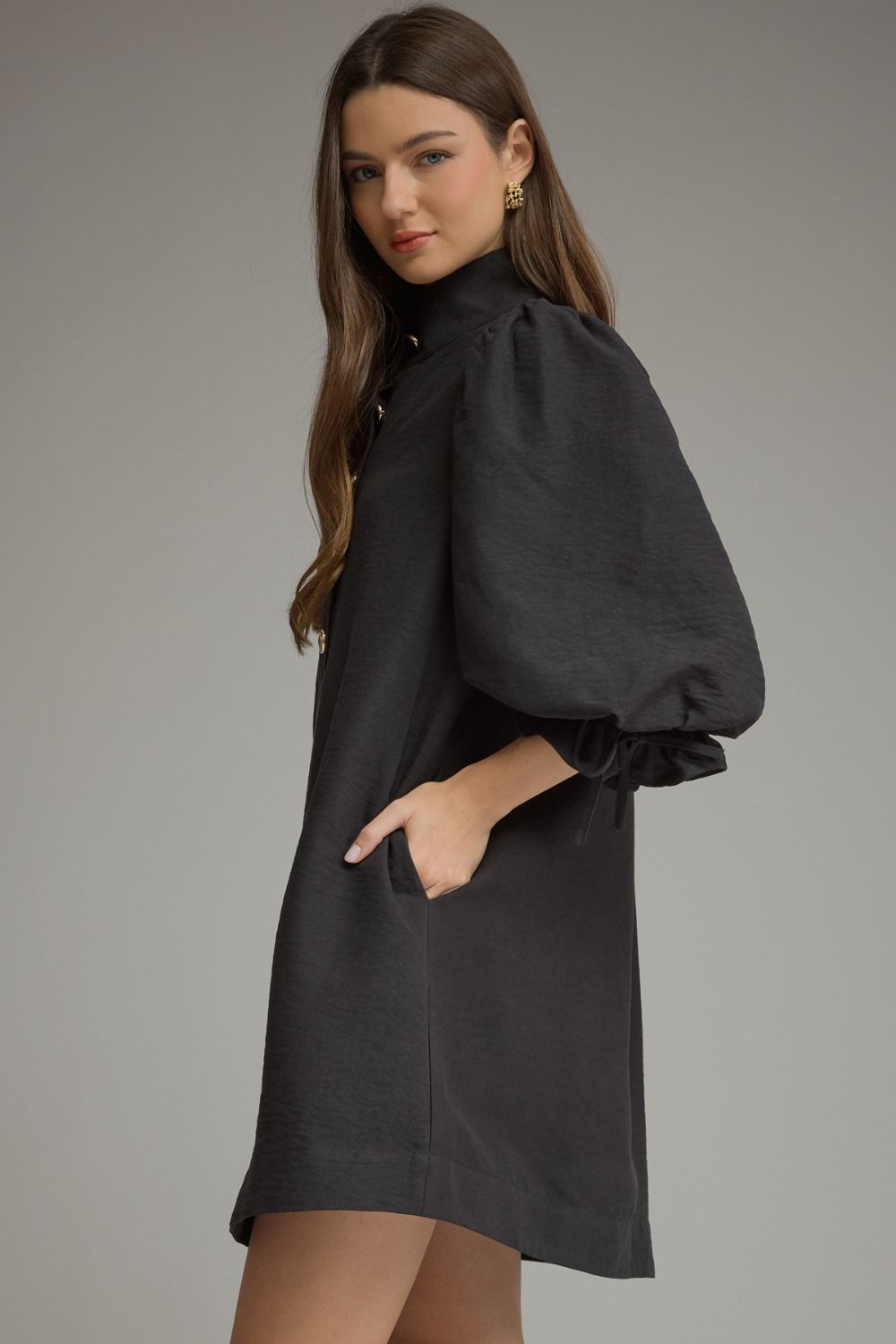 Entro | Lyla Mini Dress - Black | Sweetest Stitch Boutique Richmond VA