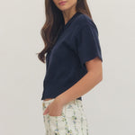 Entro | Katie Button Front Sweater | Sweetest Stitch Boutique Richmond