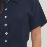 Entro | Katie Button Front Sweater | Sweetest Stitch Boutique Richmond