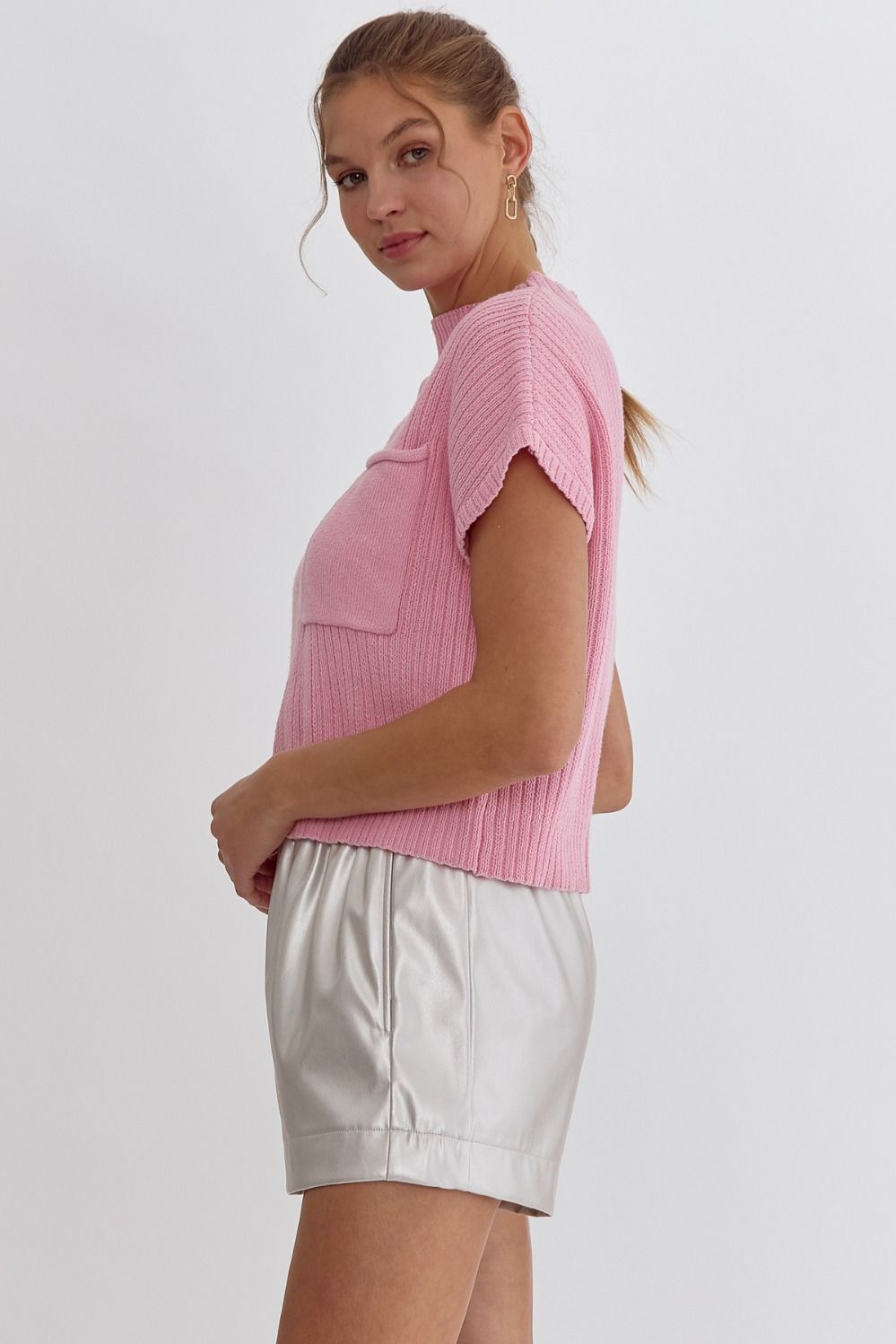 Entro | Pink Knit Top | Sweetest Stitch Online Boutique for Women