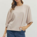 Entro | Payge Relaxed Short Sleeve Top | Sweetest Stitch Boutique
