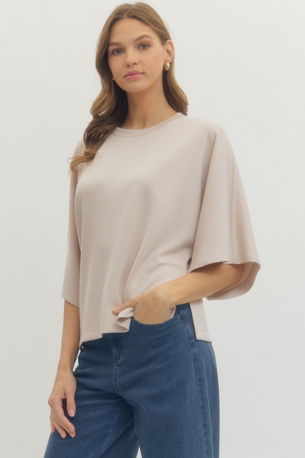 Entro | Payge Relaxed Short Sleeve Top | Sweetest Stitch Boutique
