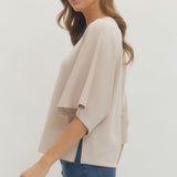 Entro | Payge Relaxed Short Sleeve Top | Sweetest Stitch Boutique
