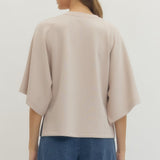 Entro | Payge Relaxed Short Sleeve Top | Sweetest Stitch Boutique