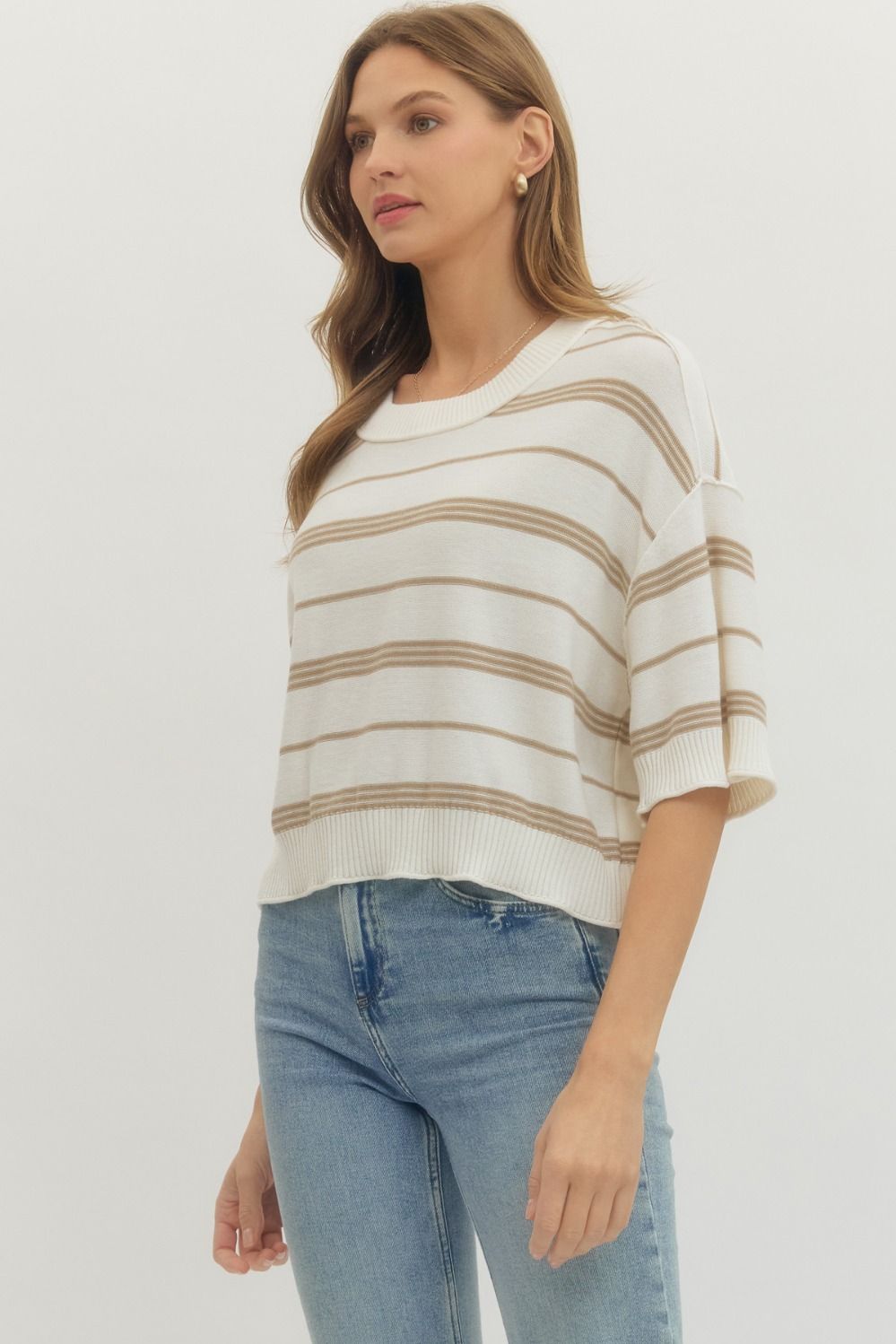 Entro | Sherry Striped Top | Sweetest Stitch Boutique Richmond VA