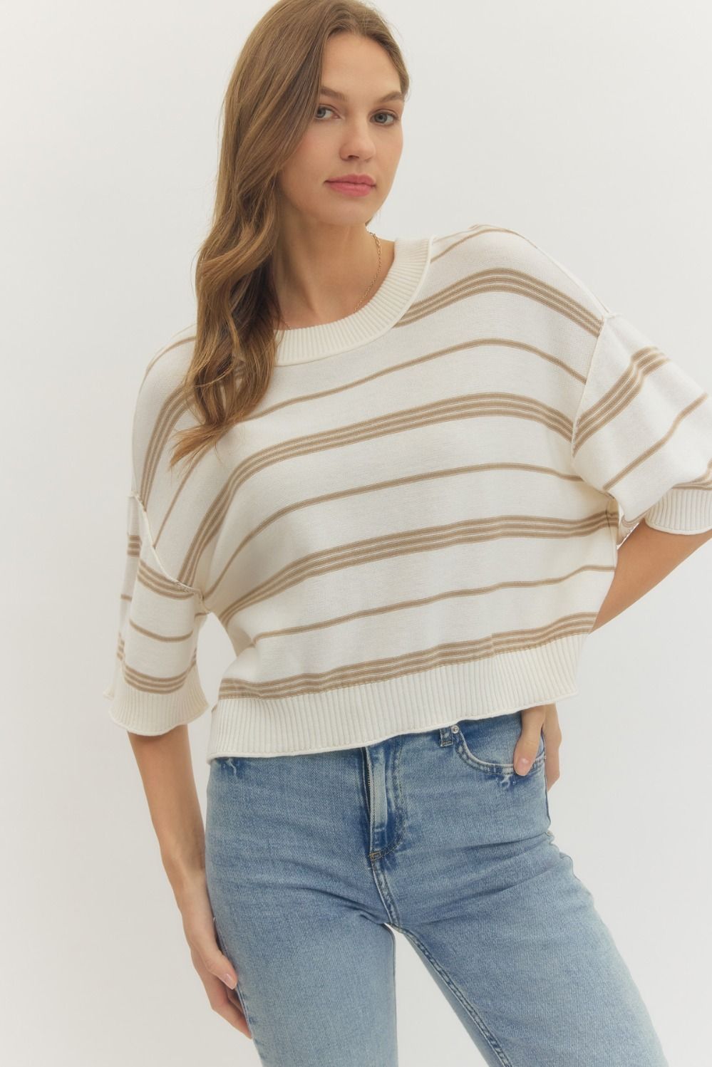 Entro | Sherry Striped Top | Sweetest Stitch Boutique Richmond VA