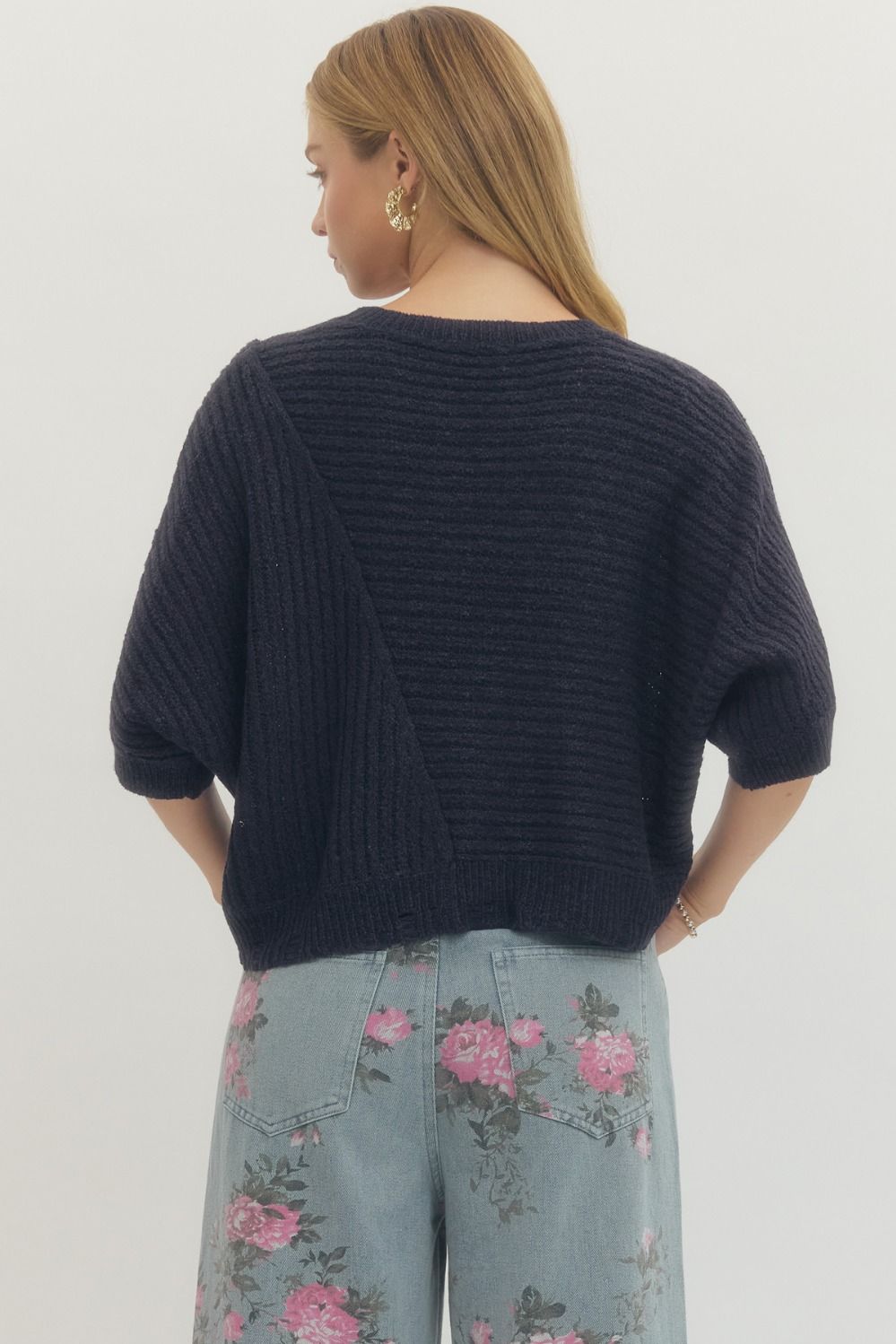 Entro | Morgan Short Sleeve Knit Top | Sweetest Stitch Boutique RVA