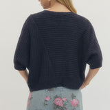 Entro | Morgan Short Sleeve Knit Top | Sweetest Stitch Boutique RVA