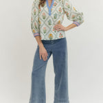 Entro | Bree Floral V-Neck Top | Sweetest Stitch Boutique Richmond