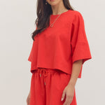 Entro | Johnna Embroidered Top | Sweetest Stitch Boutique Richmond