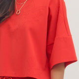Entro | Johnna Embroidered Top | Sweetest Stitch Boutique Richmond