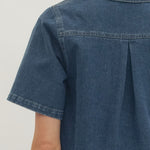 Entro | Morgan Short Sleeve Denim Top | Sweetest Stitch Boutique RVA