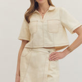 Entro | Morgan Denim Top | Sweetest Stitch Boutique Richmond VA 