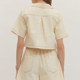 Entro | Morgan Denim Top | Sweetest Stitch Boutique Richmond VA 