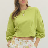Reagan Balloon Sleeve Top