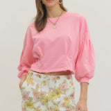 Entro | Reagan Balloon Sleeve Top | Sweetest Stitch Boutique RVA