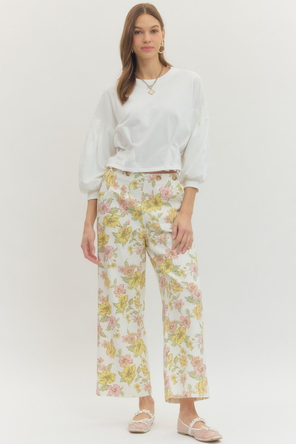 Entro | Reagan Balloon Sleeve Top | Sweetest Stitch Boutique RVA
