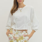 Entro | Reagan Balloon Sleeve Top | Sweetest Stitch Boutique RVA