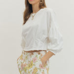 Entro | Reagan Balloon Sleeve Top | Sweetest Stitch Boutique RVA