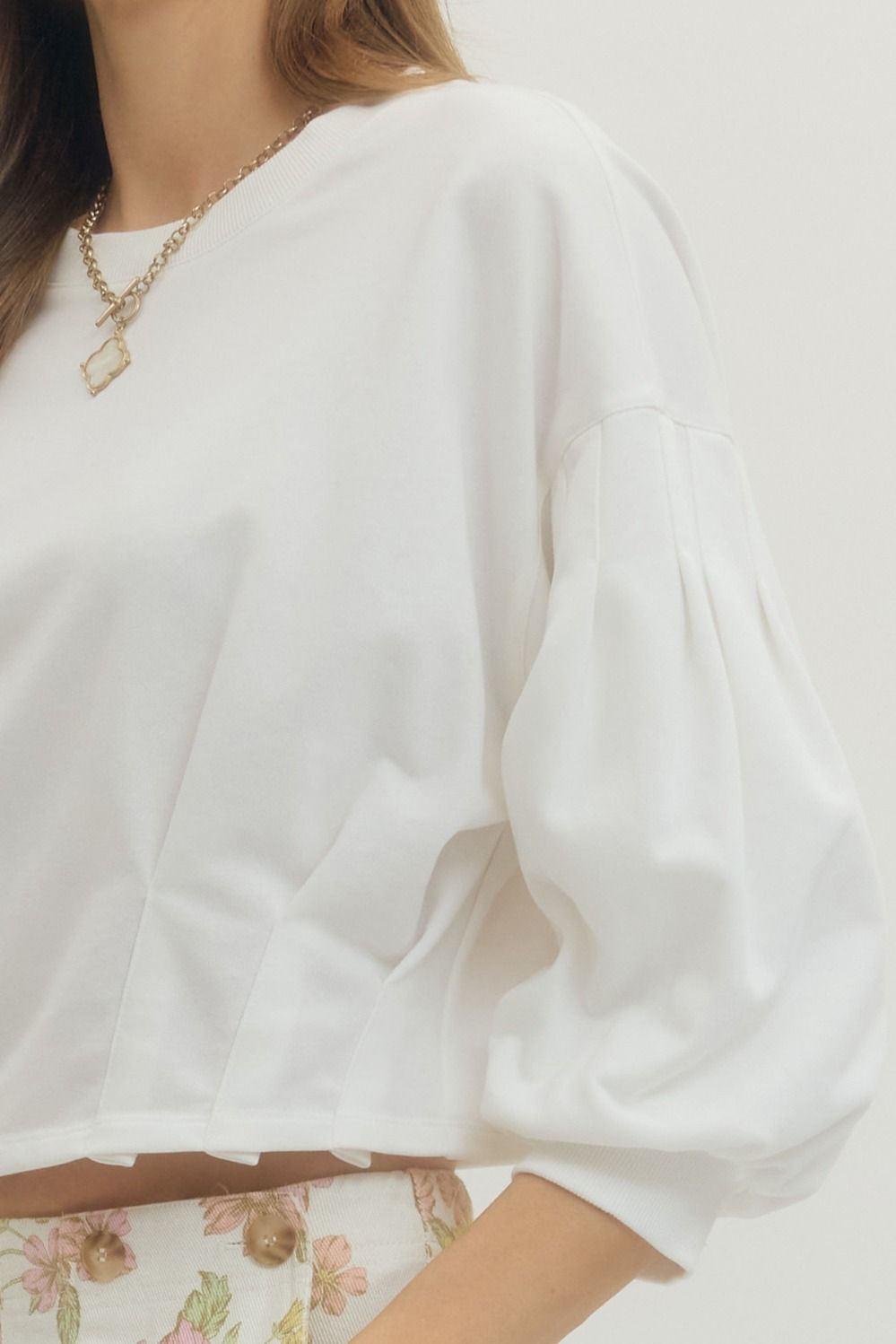 Entro | Reagan Balloon Sleeve Top | Sweetest Stitch Boutique RVA