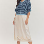 Entro | Elizabeth Short Sleeve Striped Cardigan | Sweetest Stitch RVA