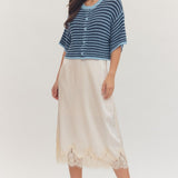 Entro | Elizabeth Short Sleeve Striped Cardigan | Sweetest Stitch RVA