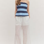 Entro | Ashley Striped Strapless Top | Sweetest Stitch Boutique RVA