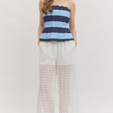 Entro | Ashley Striped Strapless Top | Sweetest Stitch Boutique RVA