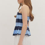 Entro | Ashley Striped Strapless Top | Sweetest Stitch Boutique RVA