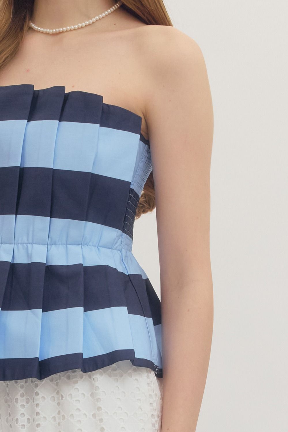 Entro | Ashley Striped Strapless Top | Sweetest Stitch Boutique RVA