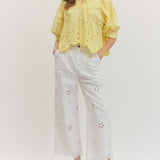 Entro | Starr Short Sleeve Eyelet Top | Sweetest Stitch Boutique RVA
