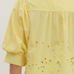 Entro | Starr Short Sleeve Eyelet Top | Sweetest Stitch Boutique RVA
