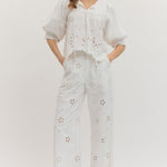 Entro | Starr Short Sleeve Eyelet Top | Sweetest Stitch Boutique RVA