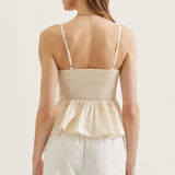 Entro | Dani Pleated Sleeveless Top | Sweetest Stitch Boutique RVA