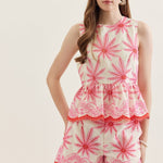 Entro | Elise Sleeveless Embroidered Top | Sweetest Stitch Boutique