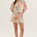 Entro | Miranda Floral Collared Top | Sweetest Stitch Boutique RVA