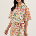 Entro | Miranda Floral Collared Top | Sweetest Stitch Boutique RVA