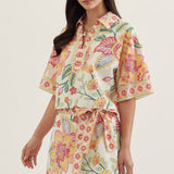 Entro | Miranda Floral Collared Top | Sweetest Stitch Boutique RVA