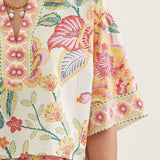 Entro | Miranda Floral Collared Top | Sweetest Stitch Boutique RVA