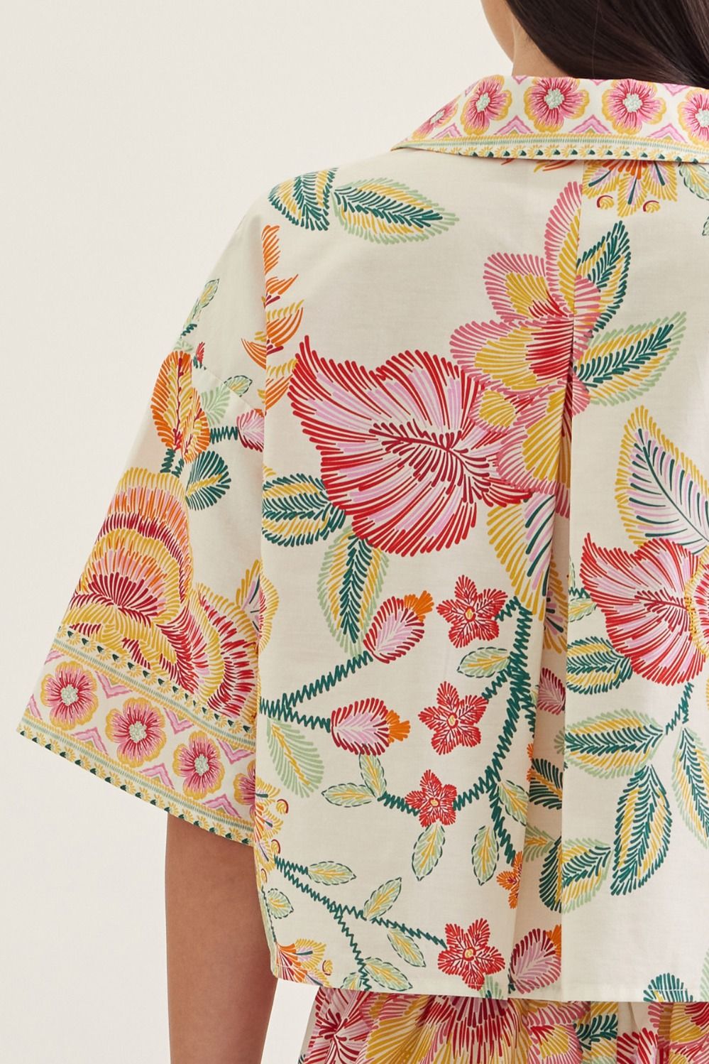 Entro | Miranda Floral Collared Top | Sweetest Stitch Boutique RVA