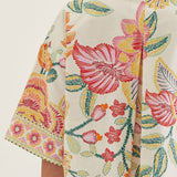 Entro | Miranda Floral Collared Top | Sweetest Stitch Boutique RVA