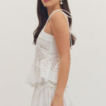 Entro | Lulu Tie Strap Top | Sweetest Stitch Boutique Richmond VA