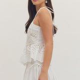 Entro | Lulu Tie Strap Top | Sweetest Stitch Boutique Richmond VA