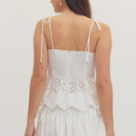 Entro | Lulu Tie Strap Top | Sweetest Stitch Boutique Richmond VA
