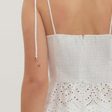 Entro | Lulu Tie Strap Top | Sweetest Stitch Boutique Richmond VA