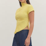 Entro | Lily Rib Knit Mock Neck Top | Sweetest Stitch Boutique RVA