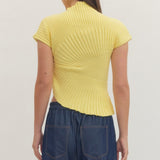 Entro | Lily Rib Knit Mock Neck Top | Sweetest Stitch Boutique RVA