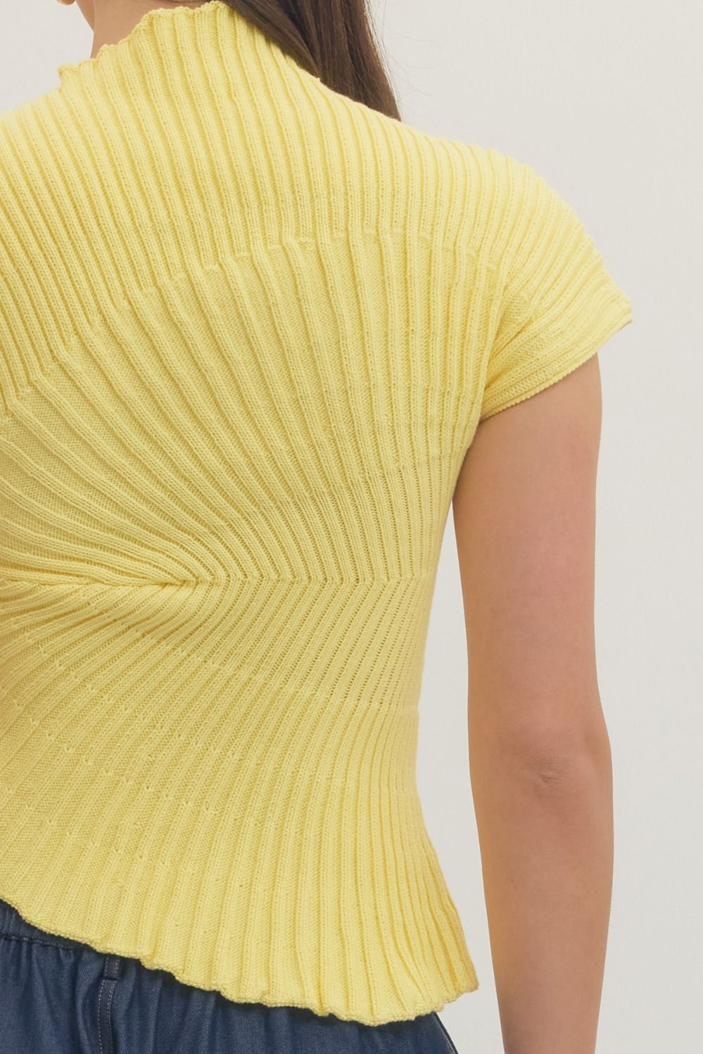 Entro | Lily Rib Knit Mock Neck Top | Sweetest Stitch Boutique RVA