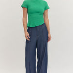 Entro | Lily Knit Mock Neck Top | Sweetest Stitch Boutique Richmond