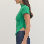 Entro | Lily Knit Mock Neck Top | Sweetest Stitch Boutique Richmond